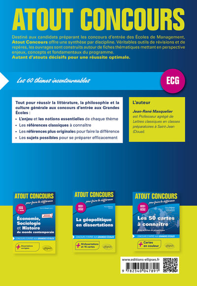 Littérature, philosophie, culture générale ECG