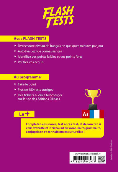 FLE (français langue étrangère) Flash Tests. A1. Testez votre niveau de français !