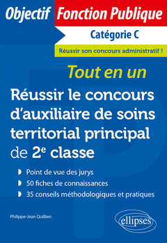 Réussir le concours d’auxiliaire de soins territorial principal de 2e classe