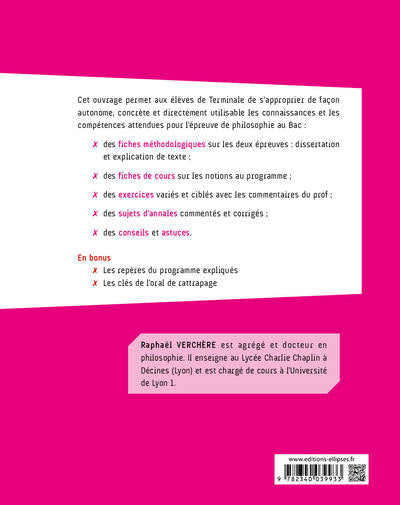 Les clés de la dissertation et de l'explication de texte en philosophie en 60 fiches BAC Tle