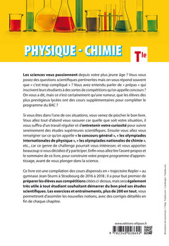 Physique-chimie Tle - Cours approfondi et préparation au Concours général et aux Olympiades de Physique et de Chimie