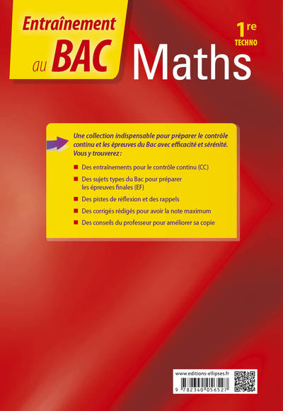 Mathématiques - Première technologique