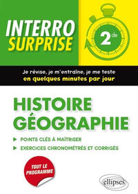 Interro Surprise Histoire Géographie Seconde