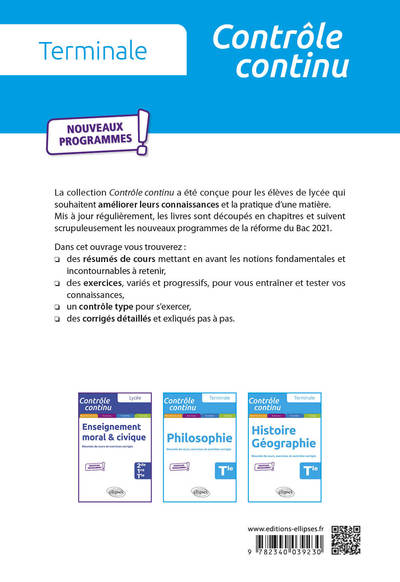 Spécialité Sciences économiques et sociales - Terminale