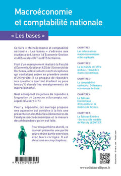 Macroéconomie et comptabilité nationale - Les bases