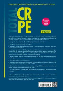 Réussir l’épreuve écrite de français - CRPE - Concours 2023-2024 - 2e édition