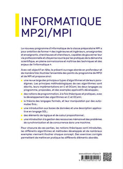 Informatique MP2I et MPI - CPGE 1re et 2e années - Nouveaux programmes