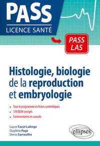 Histologie et embryologie en LAS et PASS