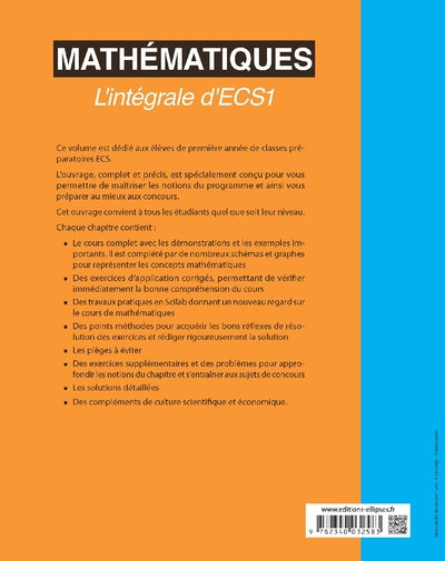 Mathématiques - L'intégrale d'ECS1