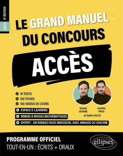 Le grand manuel du concours ACCES