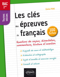 Les clés des épreuves de français Bac 1res toutes séries