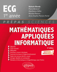 Mathématiques appliquées, informatique prépas ECG 1re année