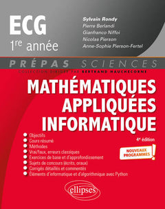 Mathématiques appliquées, informatique prépas ECG 1re année