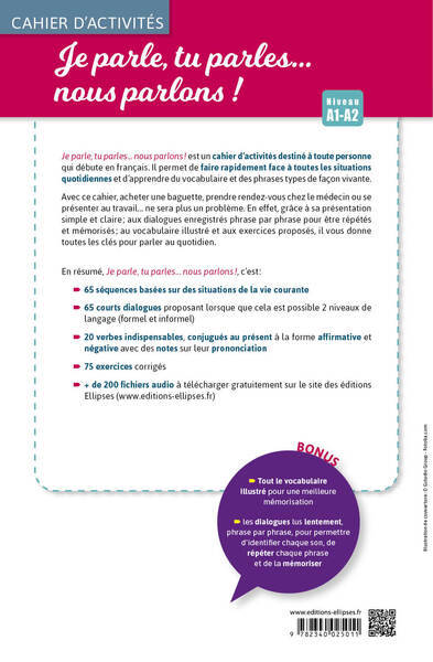 Je parle, tu parles, nous parlons...