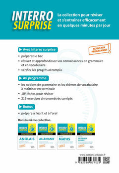 Espagnol. Interro surprise. Classe de Terminale