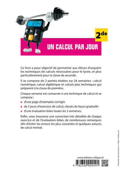Un calcul par jour - niveau Seconde