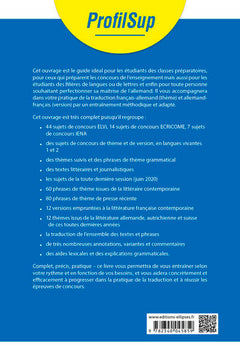 allemand - réussir la traduction aux concours