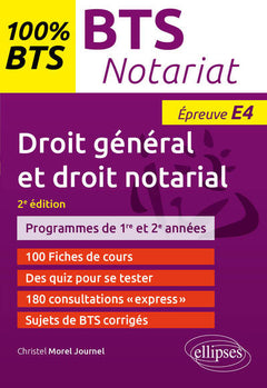 BTS Notariat - Epreuve de droit général et droit notarial (E4/U4)