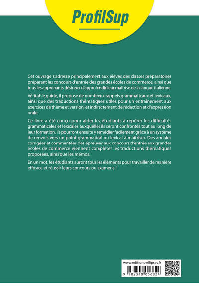 Se préparer aux épreuves de traduction en italien