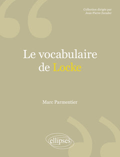 Le vocabulaire de Locke