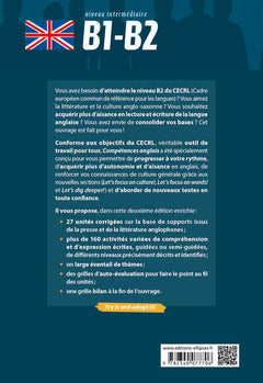 Anglais. Compréhension et expression écrites. Entraînement et auto-évaluation. B1-B2