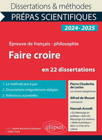 Faire croire en 22 dissertations
