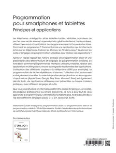 Programmation pour smartphones et tablettes - Principes et applications