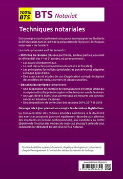 BTS notariat - Techniques notariales