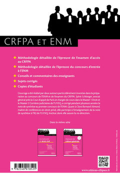 L'épreuve de note de synthèse au CRFPA et à l'ENM