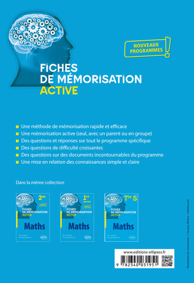 Spécialité mathématiques 1re: Fiches de mémorisation