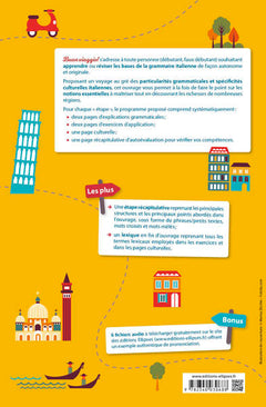 Buon viaggio! La grammaire italienne en 15 étapes. A1-A2 (avec fichiers audio)