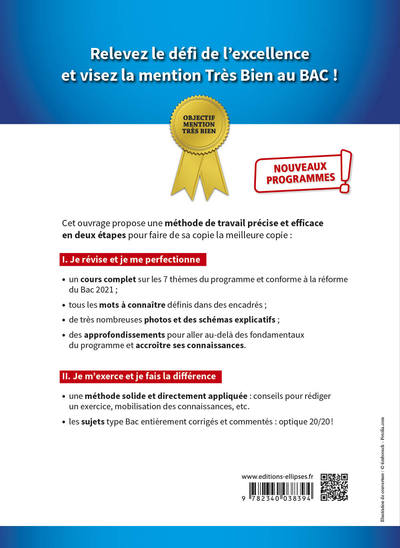 Spécialité SVT - Terminale - Nouveaux programmes