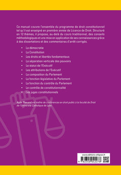 Le droit constitutionnel en 12 thèmes