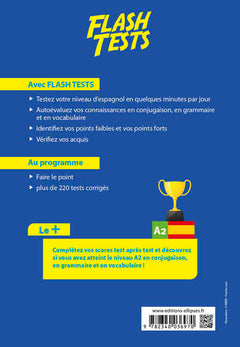 Espagnol Flash Tests A2 - Testez votre niveau d'espagnol !