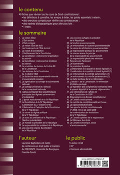 Fiches de droit constitutionnel