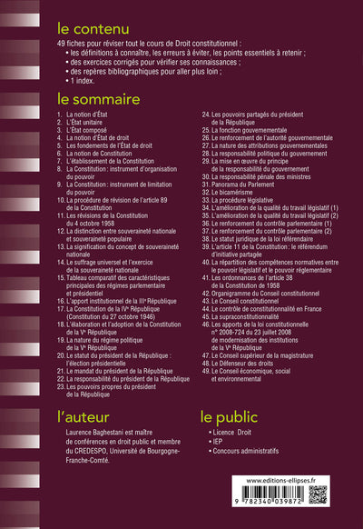 Fiches de droit constitutionnel