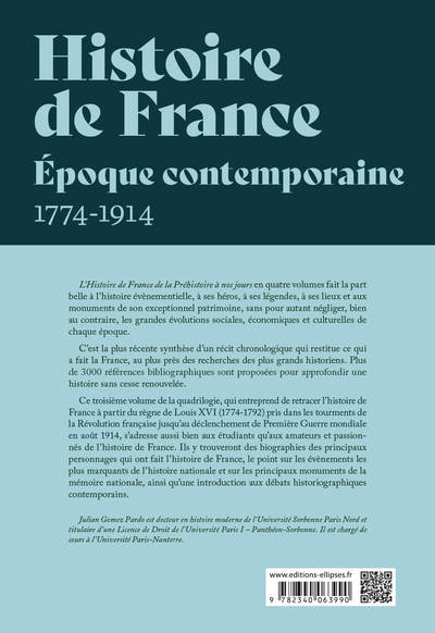 Histoire de France, volume 3: Époque contemporaine, tome 1