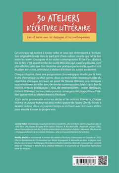 30 ateliers d'écriture littéraire