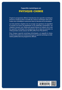 Capacités numériques en physique-chimie
