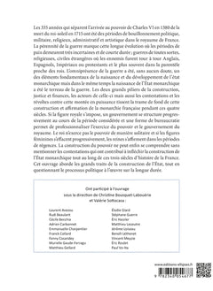 La construction de l’État monarchique en France de 1380 à 1715