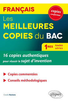 Les meilleures copies du Bac Français 1res toutes séries