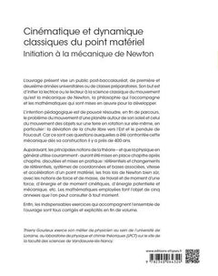 Cinématique et dynamique classiques du point matériel