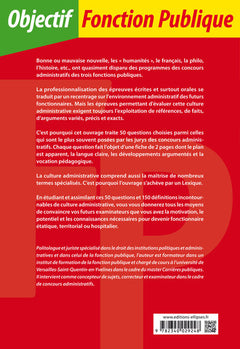 50 questions incontournables de culture administrative