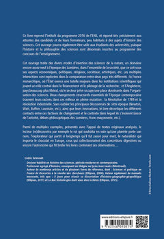 Science et société au XVIIIe siècle