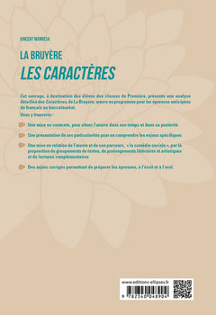 L'œuvre et son parcours : La Bruyère - Les Caractères, livres V à X - Parcours "La comédie sociale"