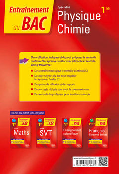 Spécialité Physique-chimie - Première: Contrôle continu