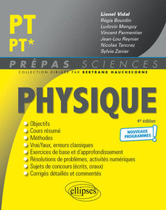 Physique PT/PT* - Programme 2022