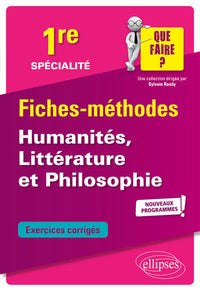 Spécialité Humanités, Littérature et Philosophie - Première - Nouveaux programmes