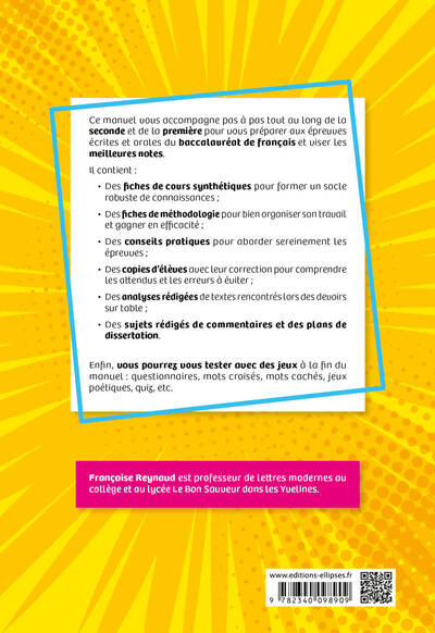 Seconde. Première. Je réussis mon bac Français