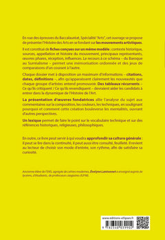 Précis d'histoire des arts. Les mouvements artistiques, de l'Antiquité au XXe siècle - Bac nouveaux programmes - Spécialité arts